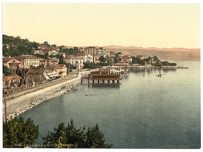 A picture of Abbazia, the Baths, Istria, Austro-Hungary