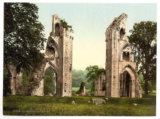 A picture of Abbey, Glastonbury, England