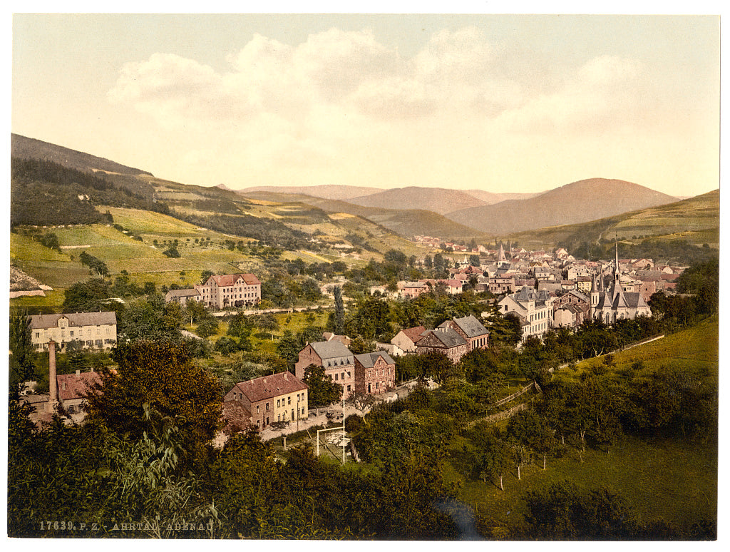 A picture of Adenau, Ahrthal (i.e., Ahrtal), the Rhine, Germany