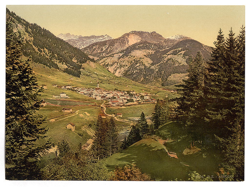 A picture of Airolo, general view, St. Gotthard Railway, Switzerland