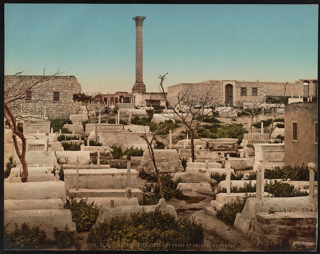 A picture of Alexandrie, cimetière Arabe et Colonne de Pompée