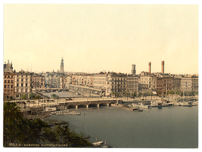 A picture of Alster Arcade, Hamburg, Germany