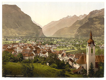 A picture of Altdorf, general view, Lake Lucerne, Switzerland