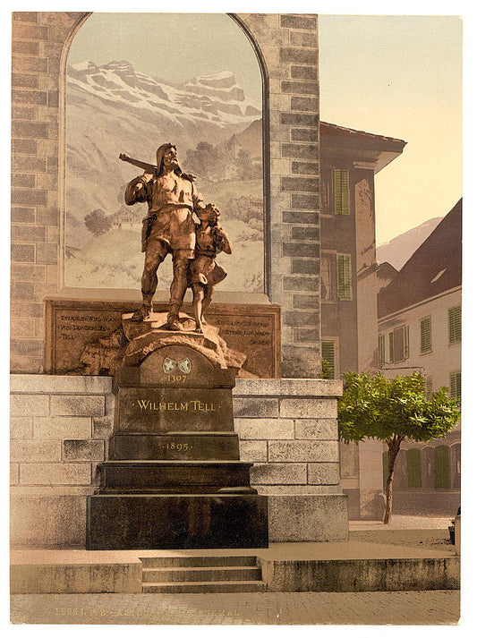 A picture of Altdorf, William Tell's Memorial, Lake Lucerne, Switzerland