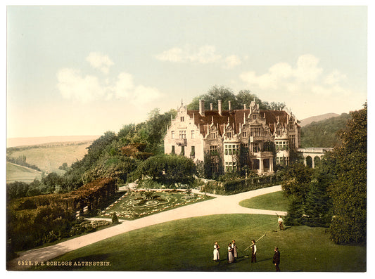 A picture of Altenstein Castle, Thuringia, Germany