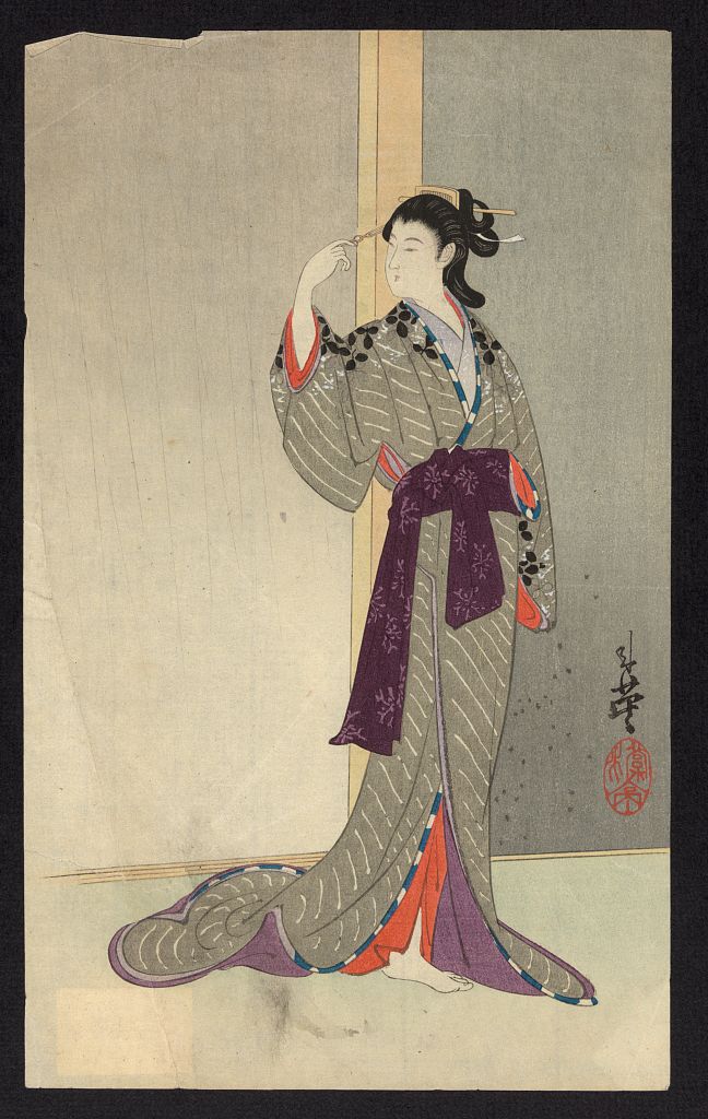 A picture of Ame o nagameru yūjo