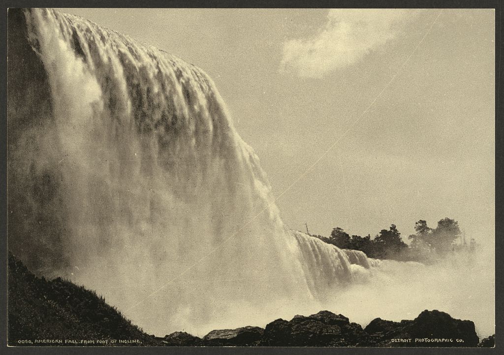 A picture of American Fall from foot of incline