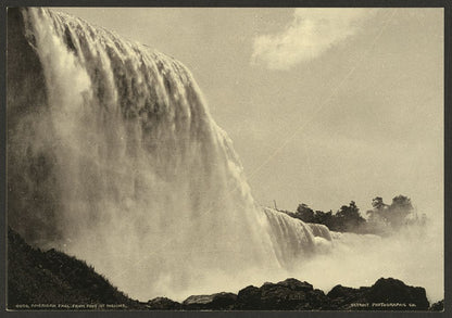 A picture of American Fall from foot of incline