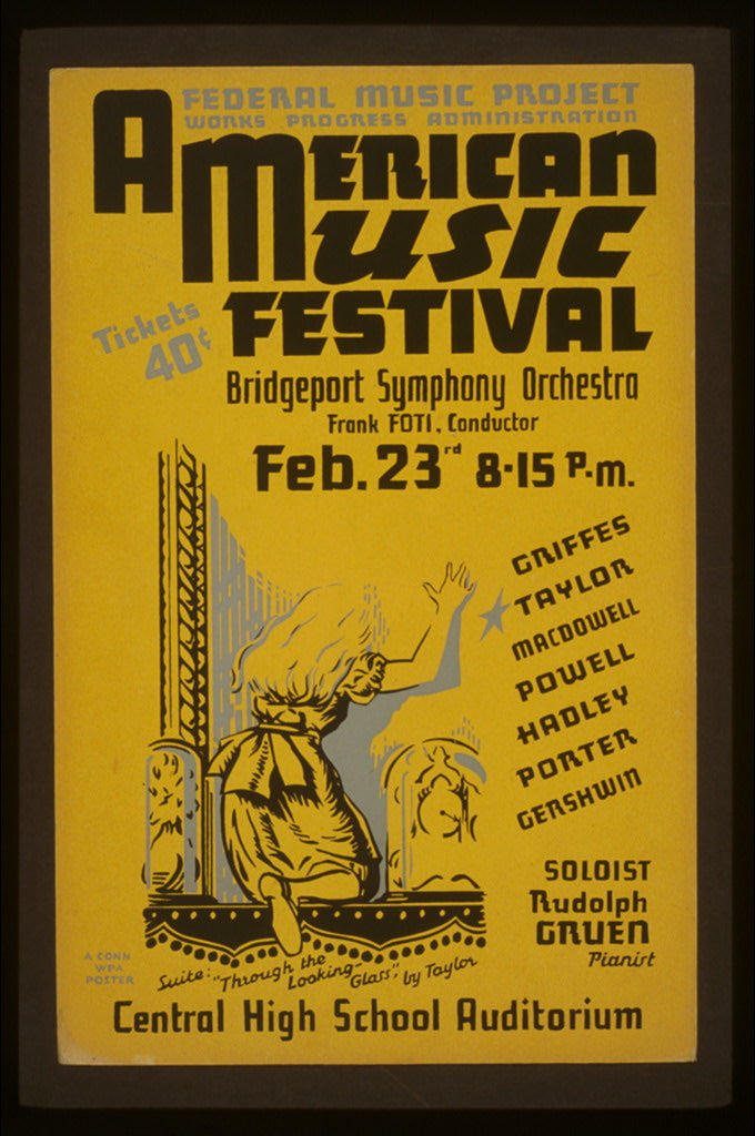 A picture of American music festival - Bridgeport Symphony Orchestra - Frank Foti, conductor