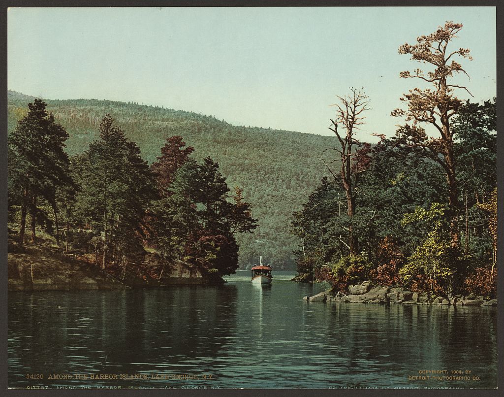 A picture of Among the Harbor Islands, Lake George, N.Y.