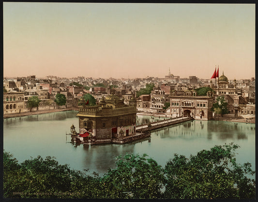 A picture of Amritsar. Golden Temple