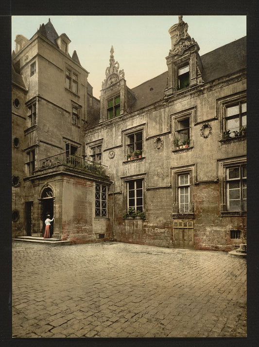 A picture of Ancient house of XVI century, Caen, France