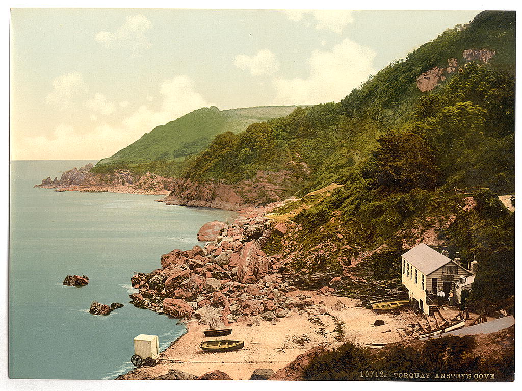 A picture of Anstey's Cove, Torquay, England