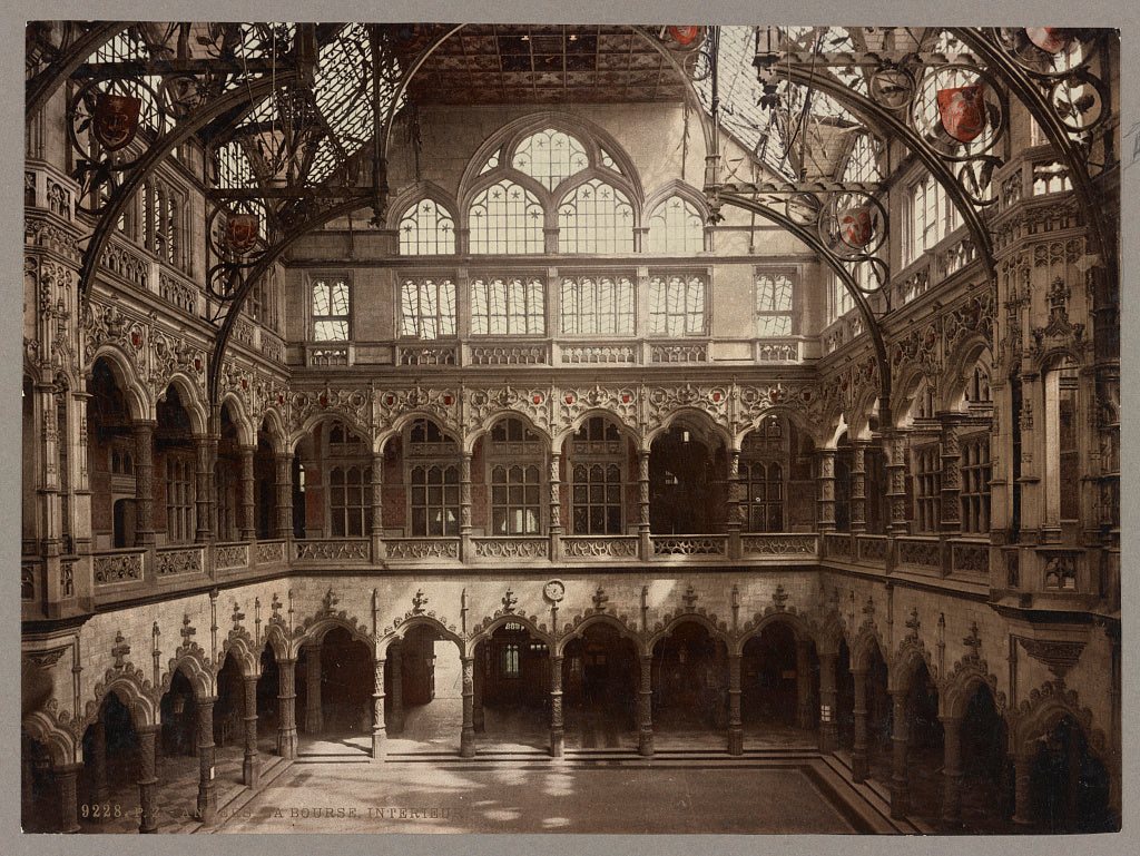 A picture of Anvers. La Bourse. Interieur