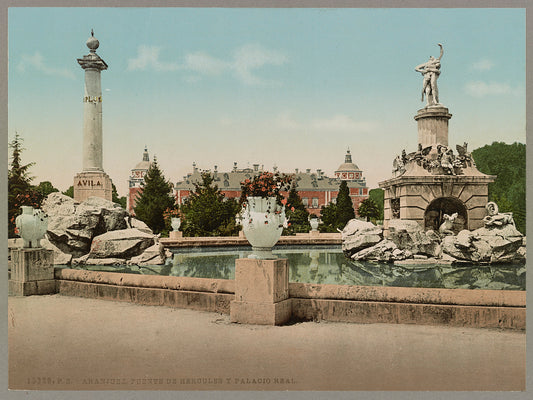 A picture of Aranjuez. Fuente de Hercules y Palacio Real
