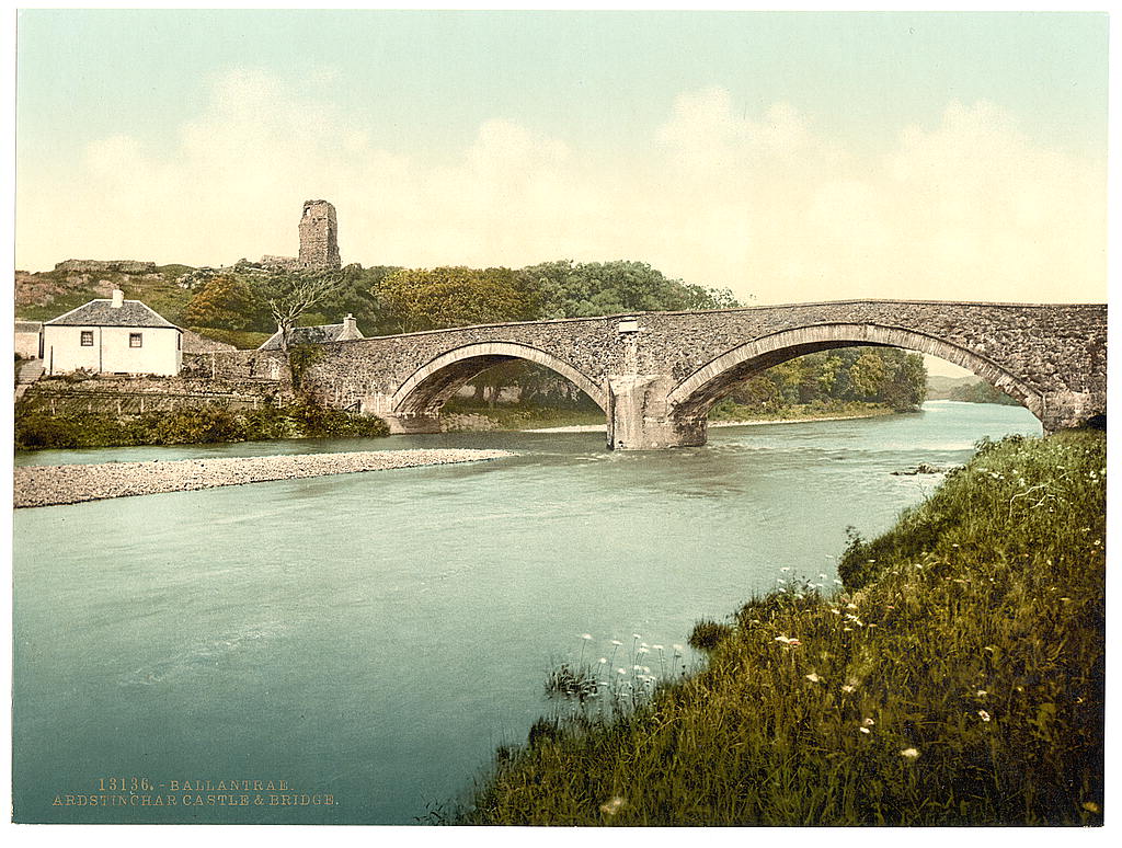 A picture of Ardstinchar Castle and bridge, Ballantrae, Scotland