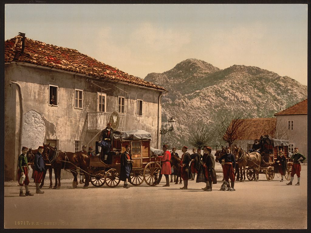 A picture of Arrival of the post, Cetinje, Montenegro