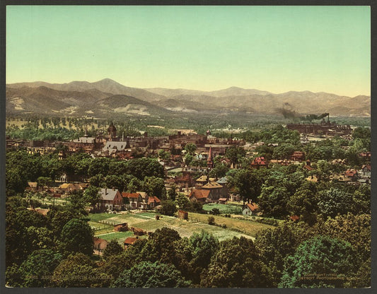 A picture of Asheville, North Carolina