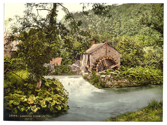 A picture of Ashford, old mill, Derbyshire, England