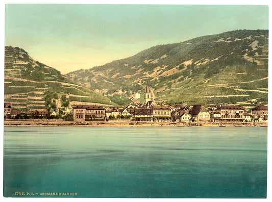 A picture of Assmannshausen, the Rhine, Germany