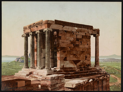 A picture of Athènes. Temple de la Victoire Aptere