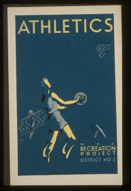 A picture of Athletics--W.P.A. recreation project, Dist. No. 2