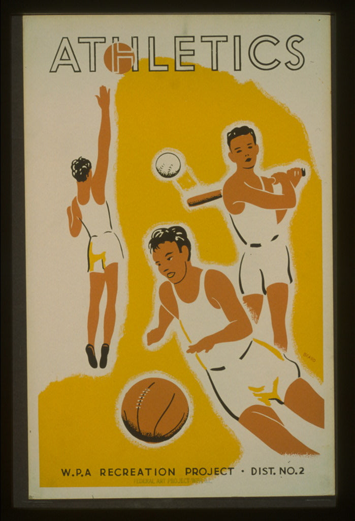 A picture of Athletics--WPA recreation project, Dist. No. 2