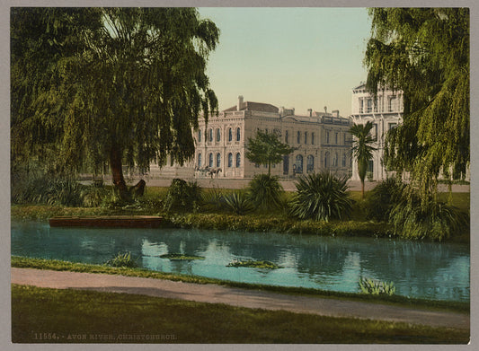 A picture of Avon River. Christchurch