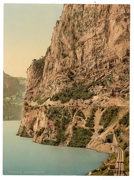 A picture of Axenstrasse, general view, Lake Lucerne, Switzerland