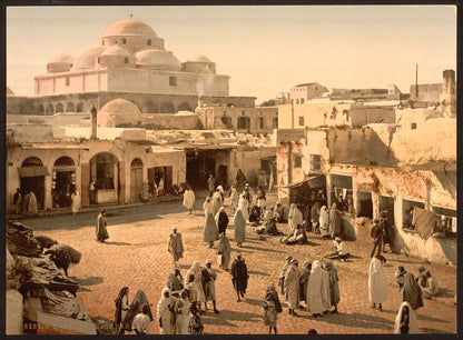 A picture of Bab Suika-Suker Square, Tunis, Tunisia