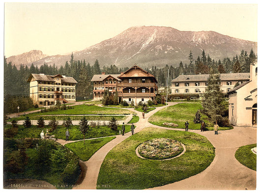 A picture of Bad Alt-Schmecks, upper part, Tatra, Austro-Hungary