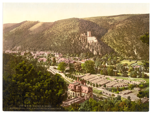 A picture of Baden B. Wein, Ehrzherzogl, Villa & Ruine, Rankenstein, Baden, Germany