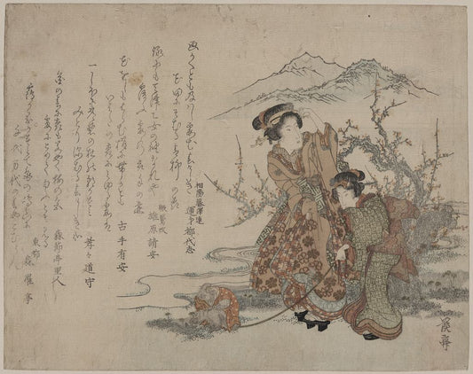 A picture of Baika saru hiku musume