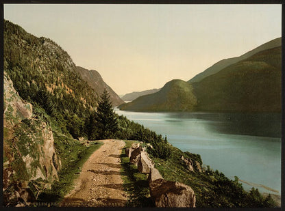 A picture of Bandak Lake from Dalen, Telemarken (i.e, Telemark), Norway