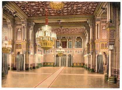 A picture of Banqueting Hall in Wilhelmina, Cannstatt (i.e., Bad Cannstatt), Wurtemburg, Germany