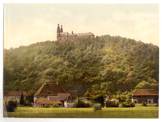 A picture of Banz castle (i.e. Kloster Banz), Bavaria, Germany