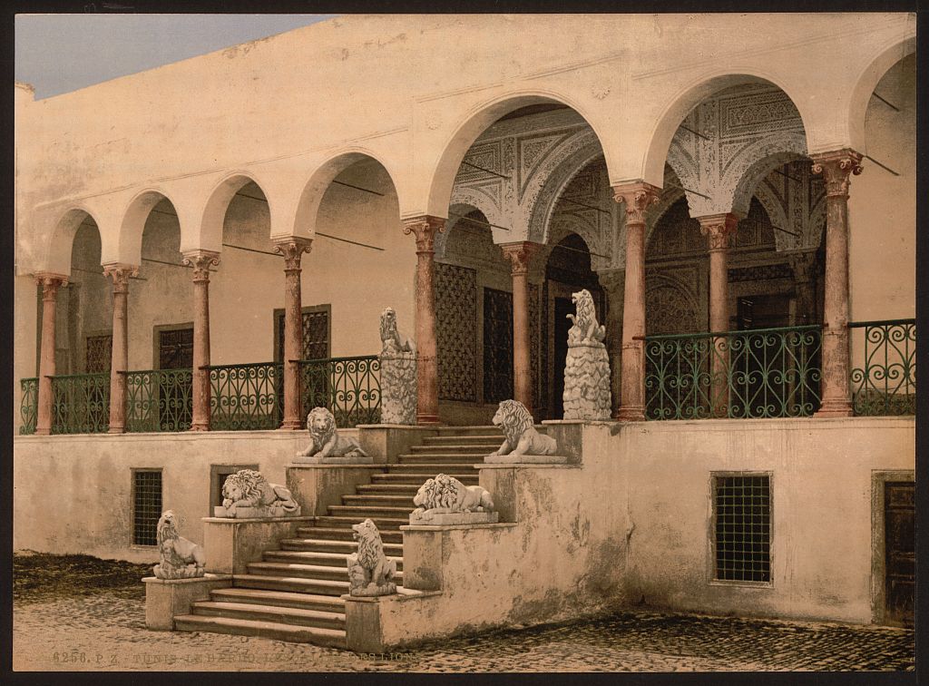 A picture of Bardo, the lion staircase, Tunis, Tunisia