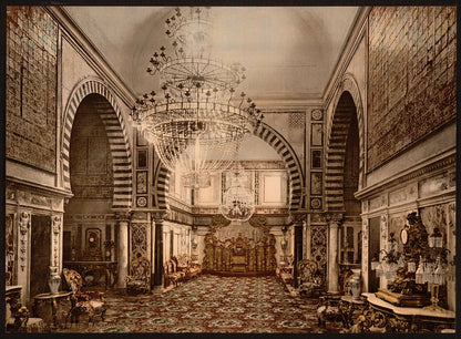 A picture of Bardo, the throne room, Tunis, Tunisia