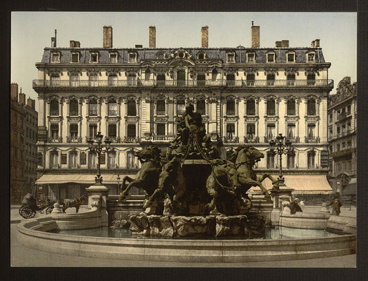 A picture of Bartholdi Fountain, Lyons, France