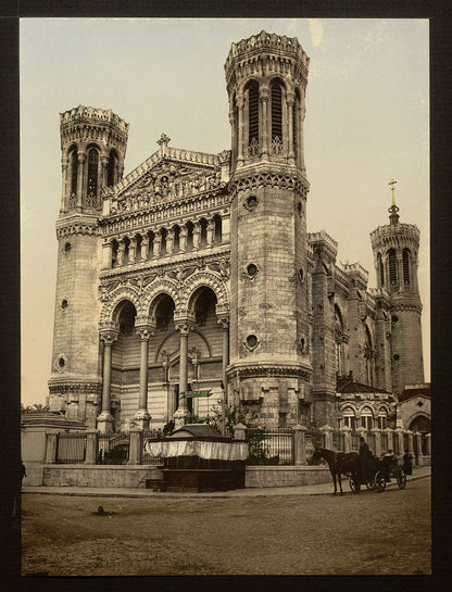 A picture of Basilica Fourviere, main entrance, Lyons, France