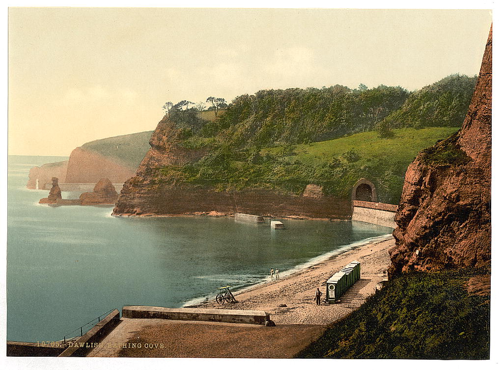 A picture of Bathing cove, Dawlish, England