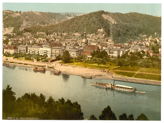 A picture of Baths of Schandau (i.e., Bad Schandau), Saxony, Germany