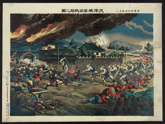 A picture of Battle at the machine works, Tʻien-chin, China