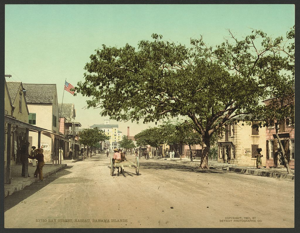 A picture of Bay Street, Nassau, Bahama Islands