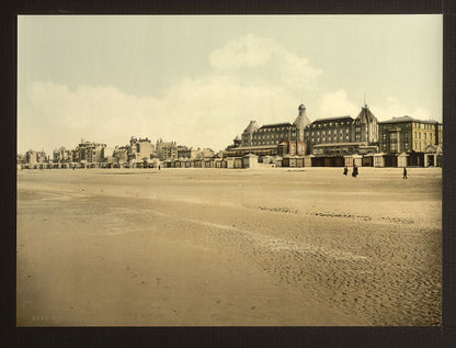 A picture of Beach and casino, Malo-les Bains, France