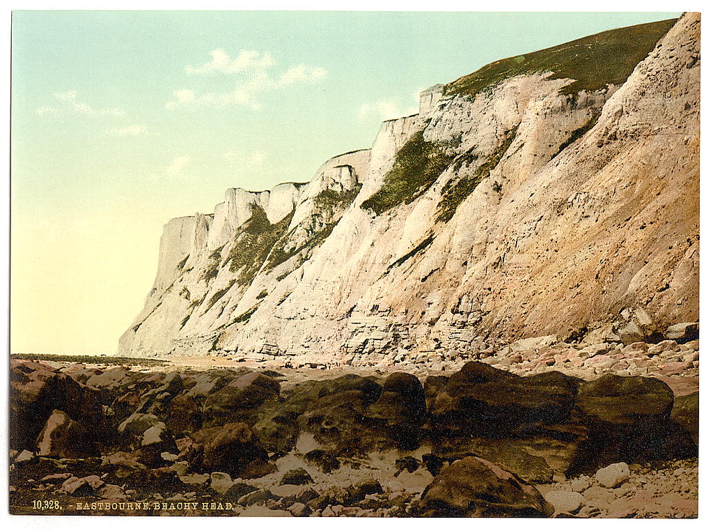 A picture of Beachy Head from below, Eastbourne, England