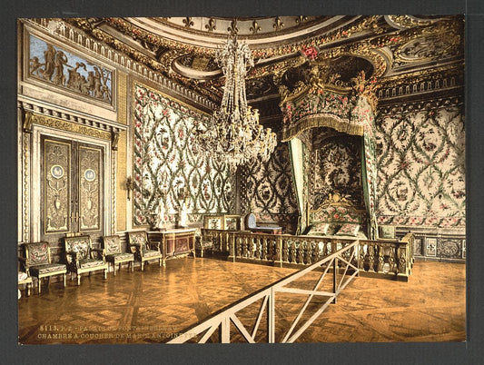 A picture of Bedroom of Marie Antoinette, Fontainebleau Palace, France