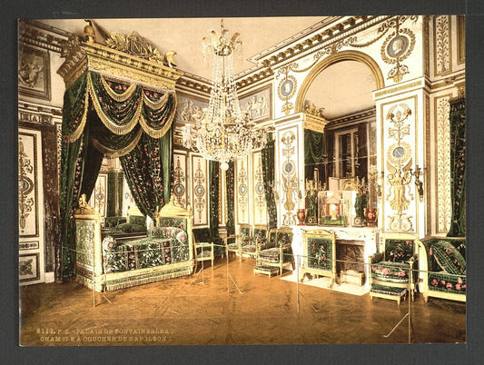 A picture of Bedroom of Napoleon I, Fontainebleau Palace, France