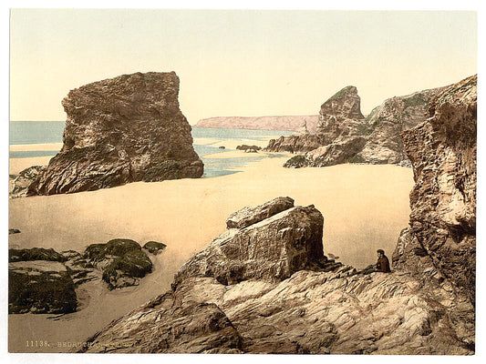 A picture of Bedruthan Steps, I, Cornwall, England