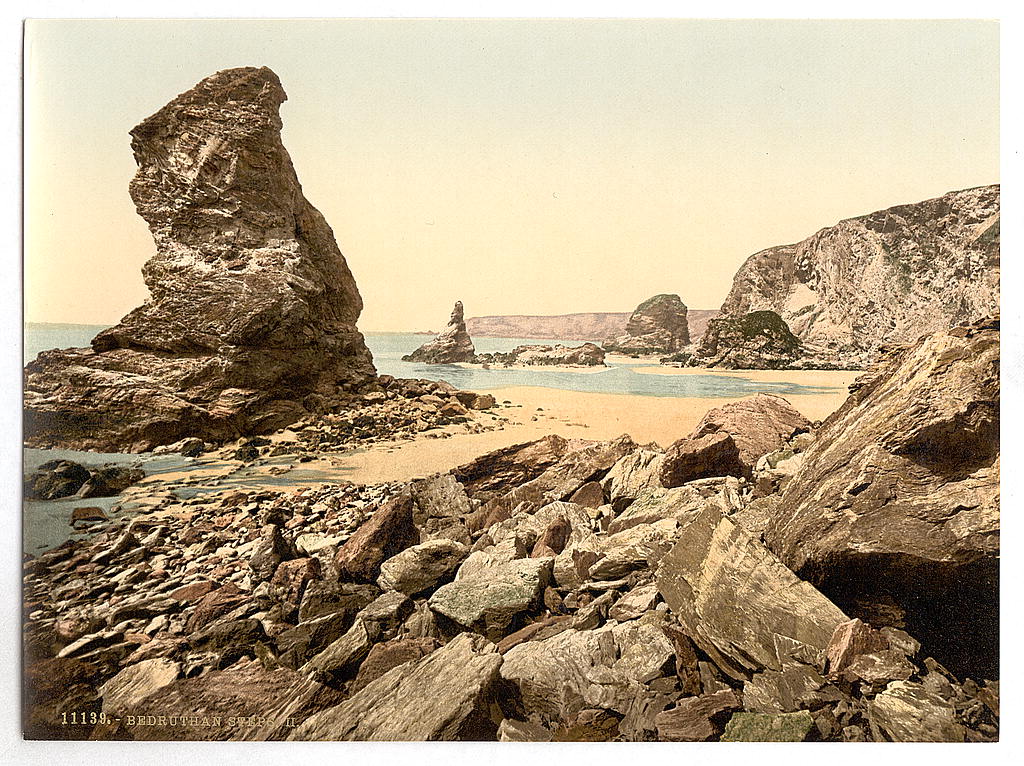 A picture of Bedruthan Steps, II, Cornwall, England